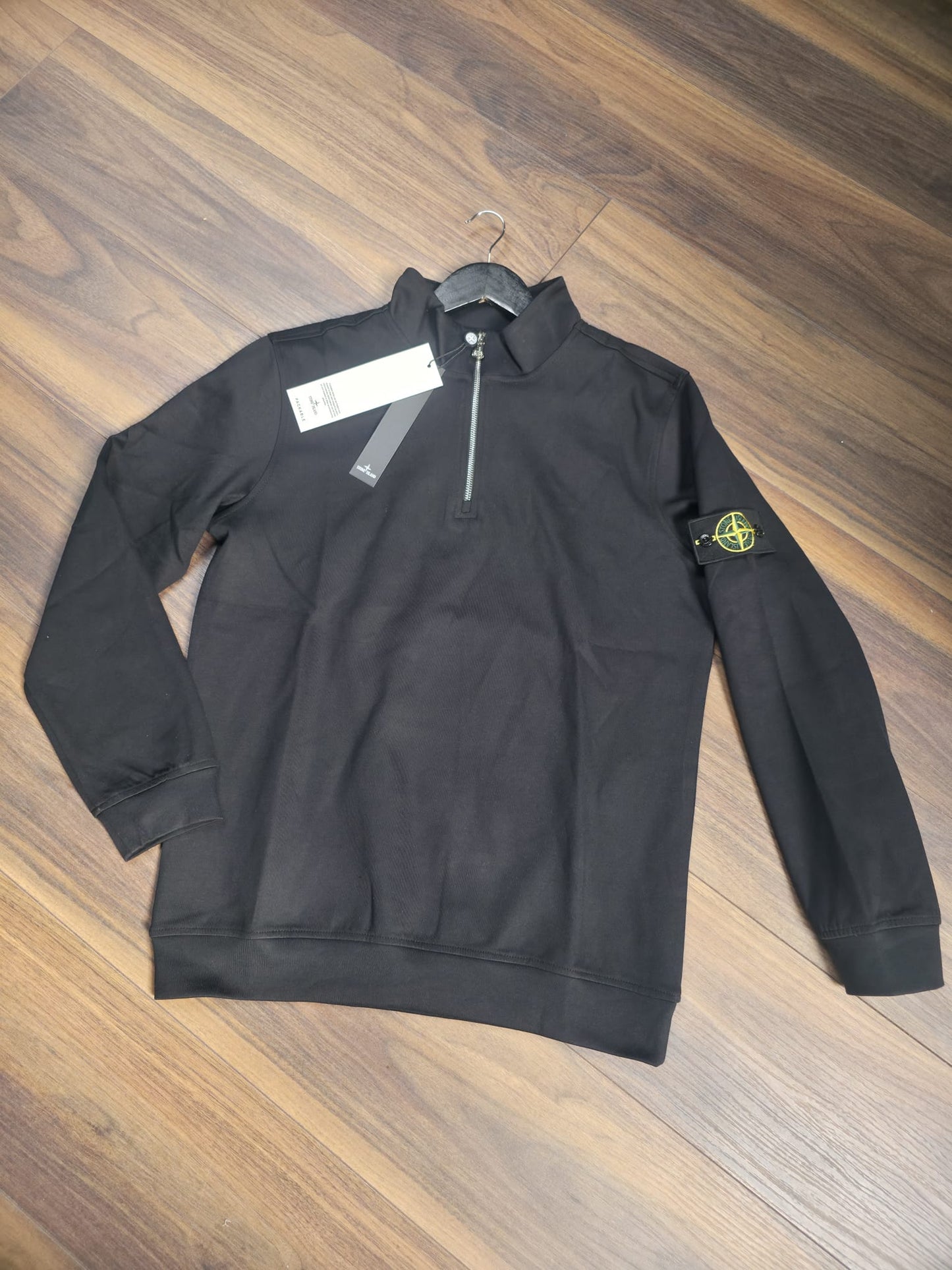Stone Island half zip duks CRNA