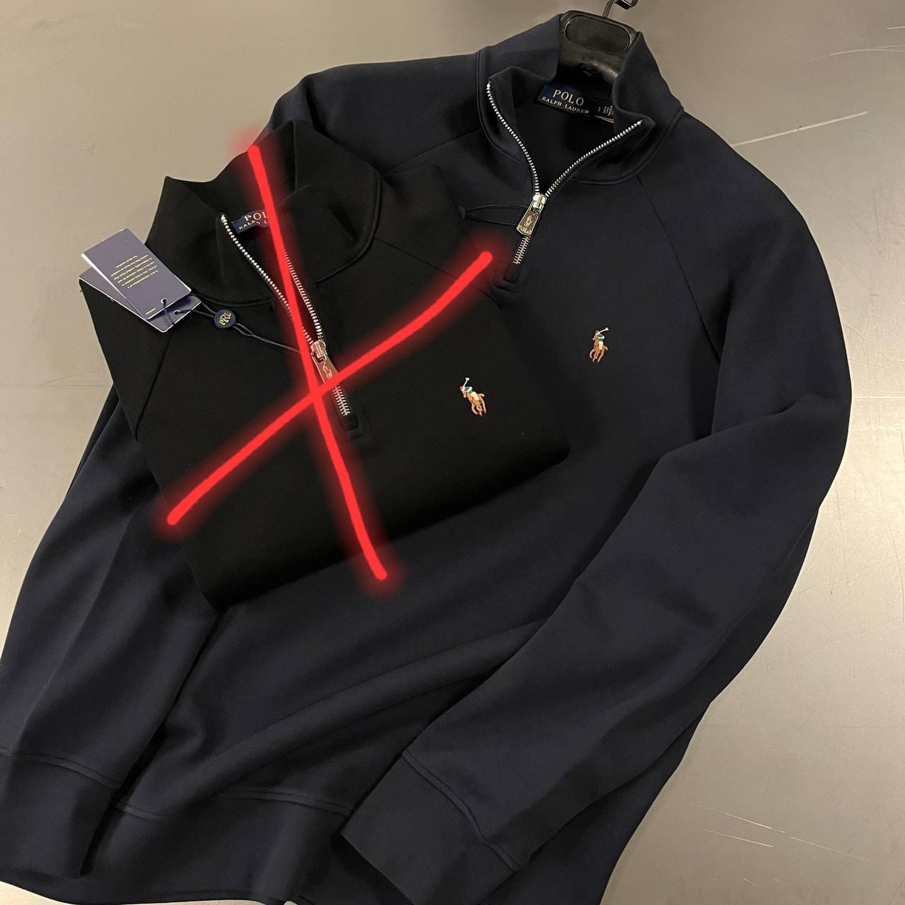 PRL half zip duks TEGET