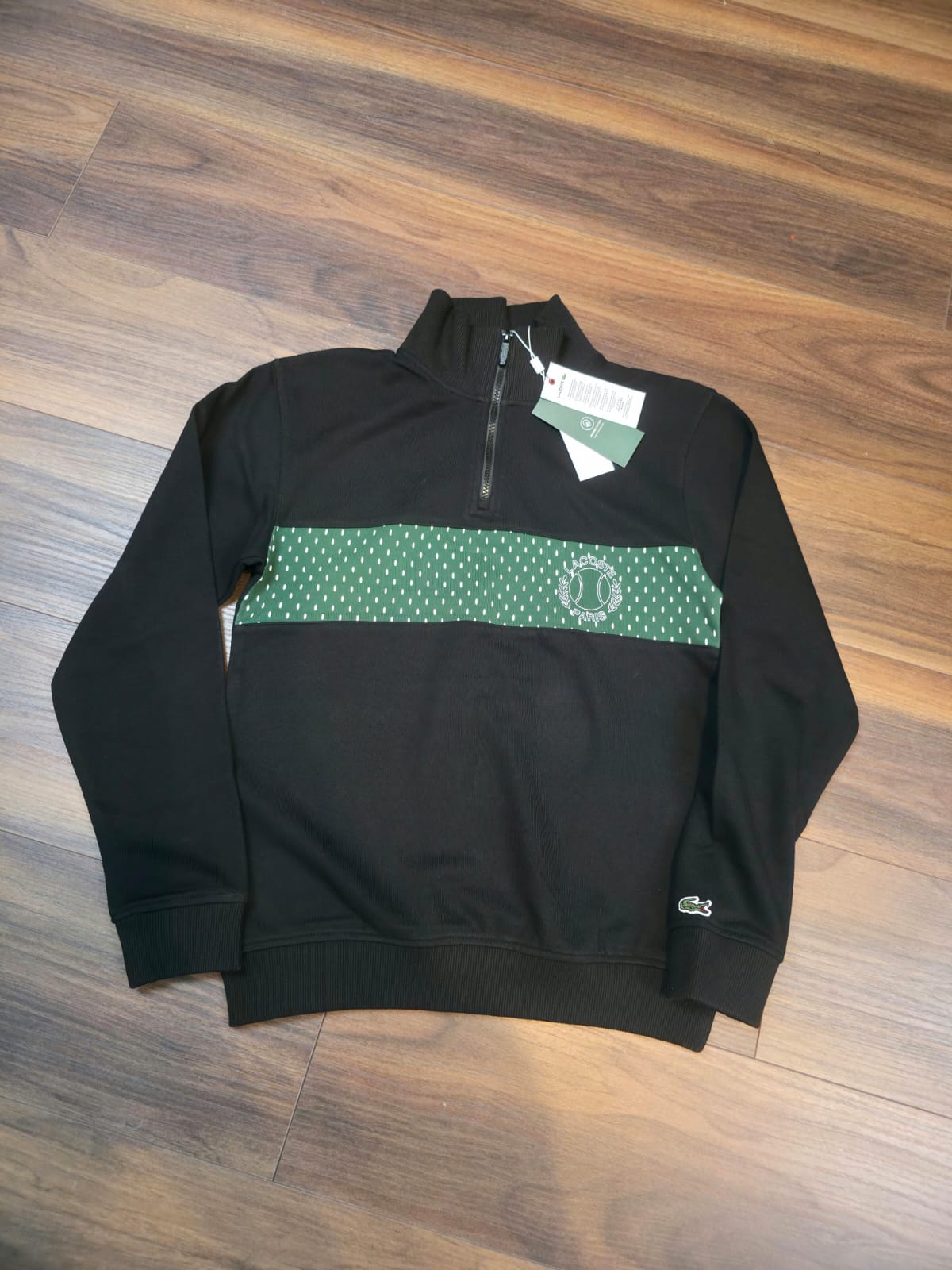 Lacoste half zip duks