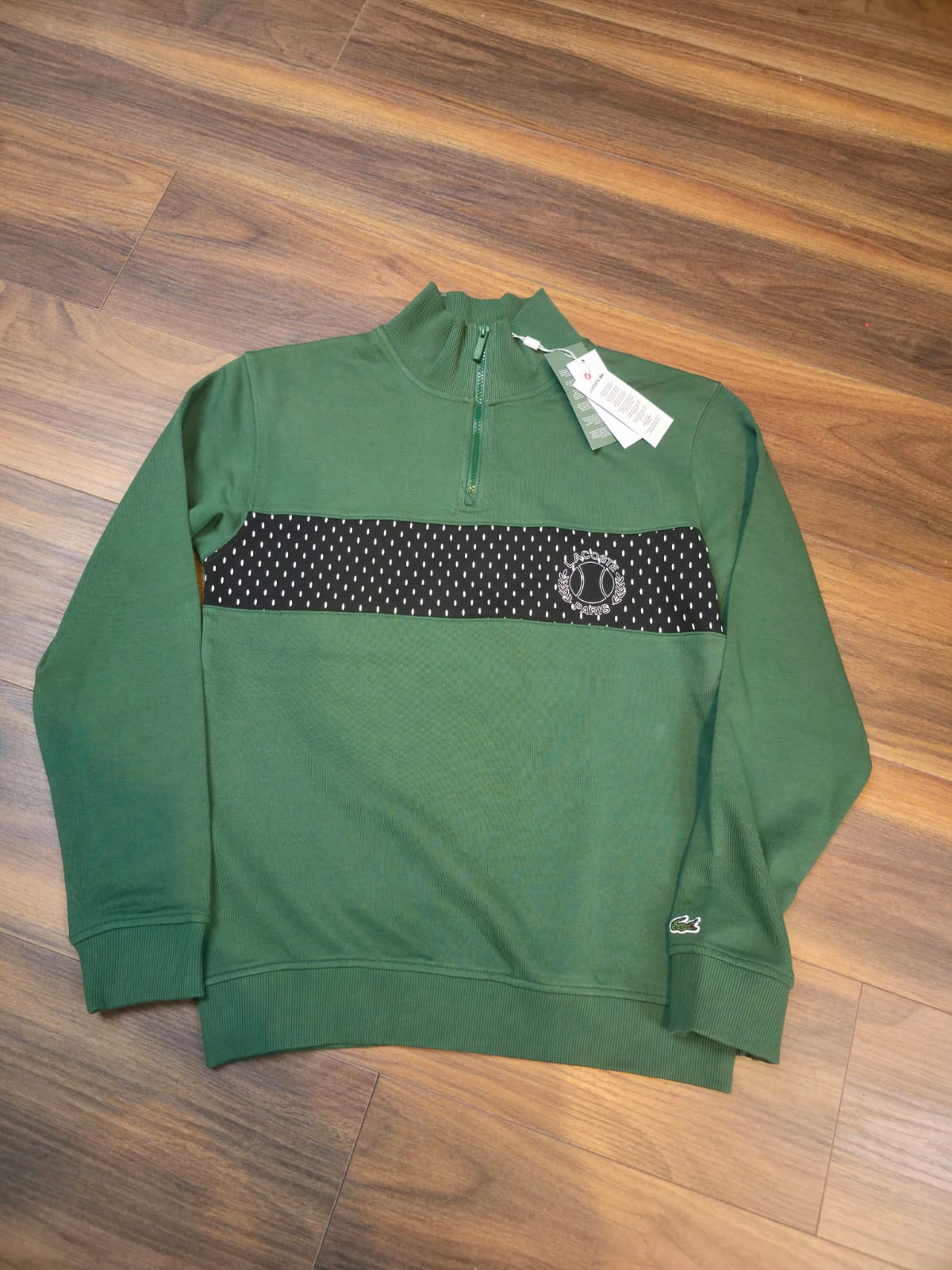 Lacoste half zip duks
