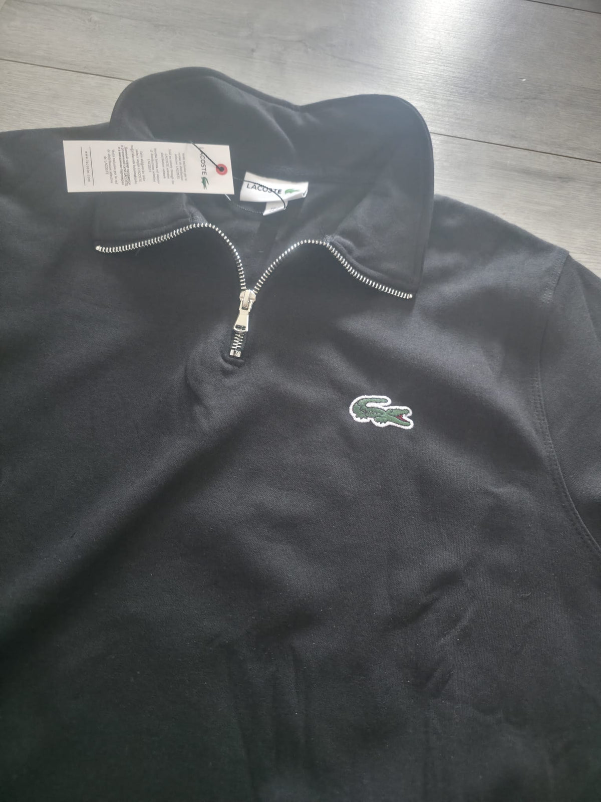 Lacoste half zip duks
