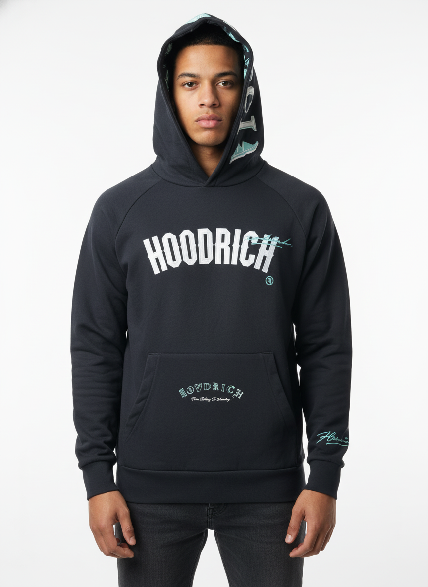 Hoodrich duks TAMNO SIVA