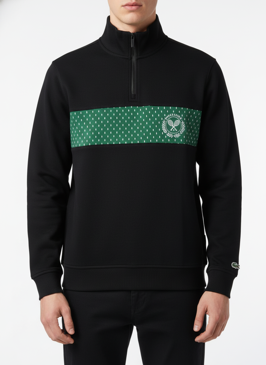 Lacoste half zip duks