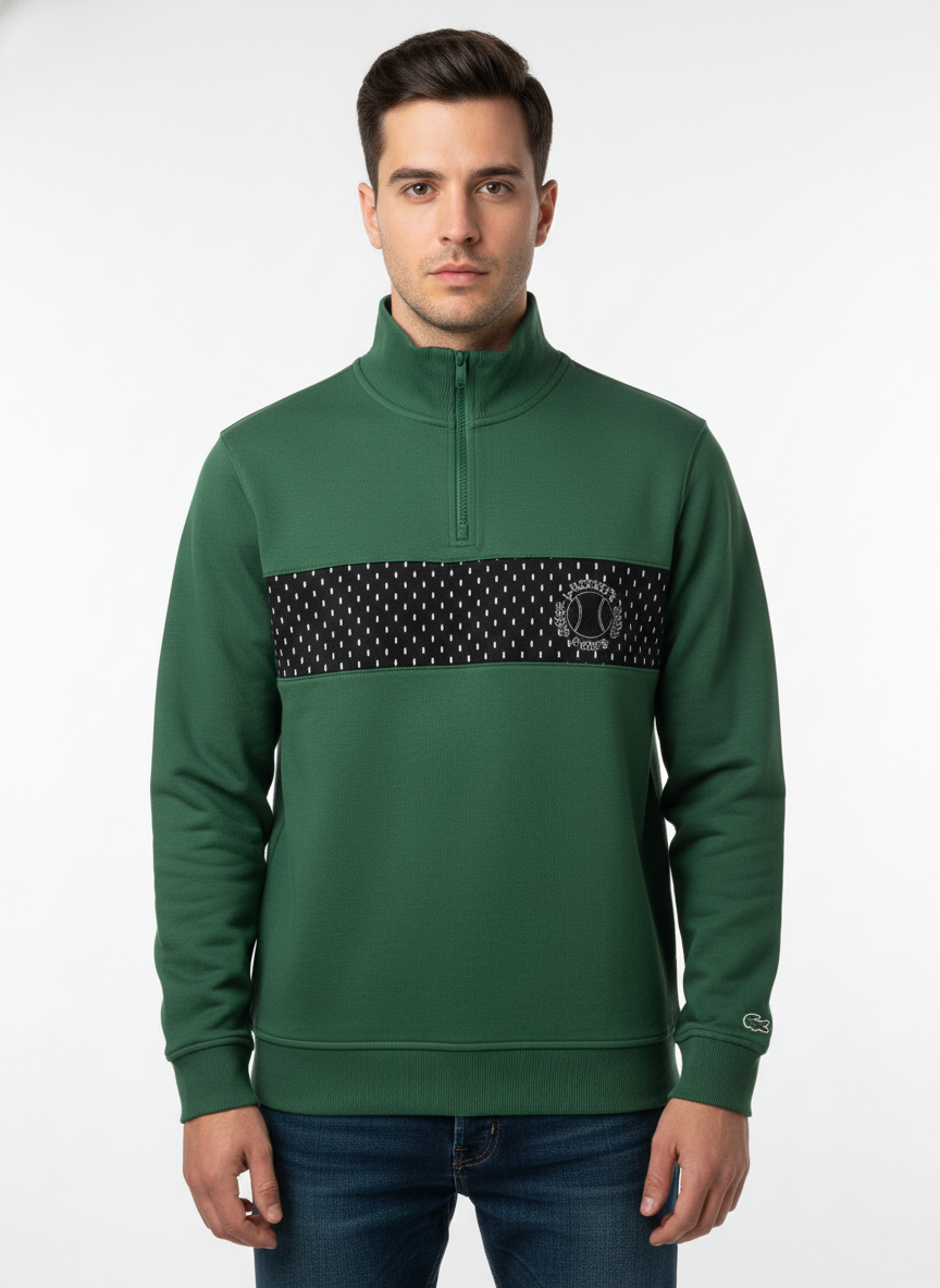 Lacoste half zip duks